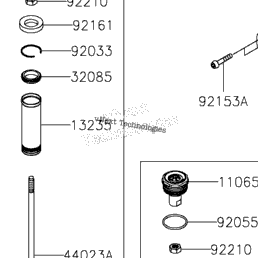 2023 Kawasaki Ninja ZX-4RR (ZX400SPFNN) Front Fork | Babbitts