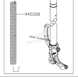 2023 Kawasaki Ninja ZX-4RR (ZX400SPFNN) Front Fork | PartsPitstop.com