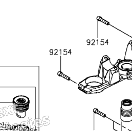 2016 Kawasaki Z1000 ABS (ZR1000GGF) Front Fork | Babbitts Kawasaki