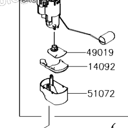 2018 Kawasaki MULE 4010 Trans4x4 (KAF620VJF) Fuel Pump | Babbitts