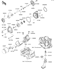 2009 Kawasaki NINJA ZX-6R (ZX600R9FA) Oil Pump/Oil Filter