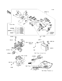 2011 Kawasaki NINJA 1000 (ZX1000GBF) Chassis Electrical Equipment
