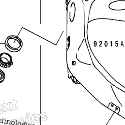 1991 Kawasaki NINJA ZX-7R (ZX750-K1) Frame | Babbitts Kawasaki