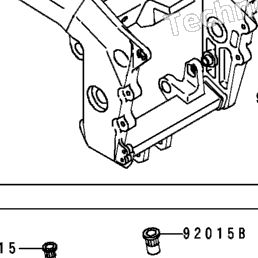 1991 Kawasaki NINJA ZX-7R (ZX750-K1) Frame | Babbitts Kawasaki
