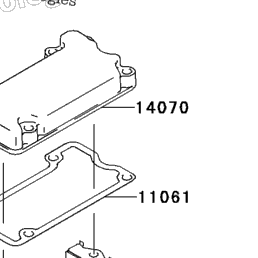 2002 Kawasaki CONCOURS (ZG1000-A17) Breather Cover/Oil Pan