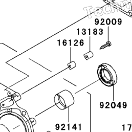 2012 Kawasaki MULE 4010 4X4 (KAF620MCF) Crankcase | Babbitts