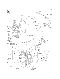 2012 Kawasaki MULE 4010 4X4 (KAF620MCF) Crankcase | Babbitts