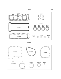 1998 Kawasaki NINJA ZX-9R (ZX900-C1) Gasket Kit | Babbitts