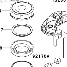 2008 Kawasaki NINJA ZX-6R (ZX600P8F) Front Master Cylinder