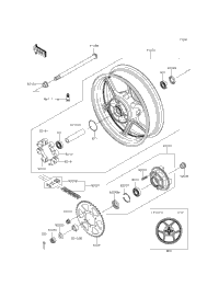 2016 Kawasaki NINJA 650 ABS (EX650FGF) Rear Wheel/Chain | Babbitts
