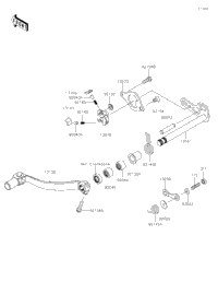 2026 Kawasaki KX252FTFNN Gear Change Mechanism | Holzhauers