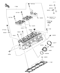 2016 Kawasaki NINJA ZX-6R (ZX636EGFA) Cylinder Head | Ron Ayers