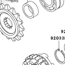 2008 Kawasaki ZZR600 (ZX600J8F) Transmission | Babbitts Kawasaki