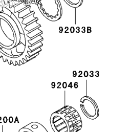 2006 Kawasaki ZZR600 (ZX600J6F) Transmission | Babbitts Kawasaki