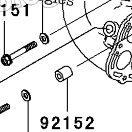 2007 Kawasaki JET SKI STX-12F (JT1200D7F) Muffler(S) | Babbitts