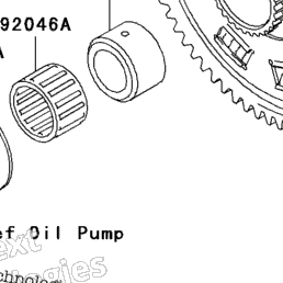 Couvercle D'embrayage Kawasaki Origine - Ninja ZX-12R ZX1200 - 14032-1498 - NEUF