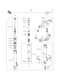 1992 Kawasaki NINJA ZX-6 (ZX600-D3) Front Fork | Babbitts