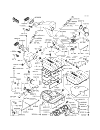 えんページ 1998 Kawasaki NINJA ZX-6 (ZX600-E6) Air Cleaner | Babbitts