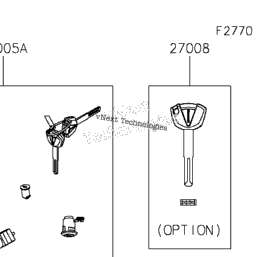 2024 Kawasaki Ninja ZX-4R ABS (ZX400PRFNL) Ignition Switch/Locks