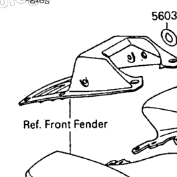satpe様確認用 1995 Kawasaki MOJAVE 250 (KSF250-A9) Labels | Babbitts Kawasaki