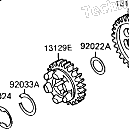 1994 Kawasaki MOJAVE 250 (KSF250-A8) Transmission | Babbitts