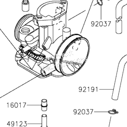 2019 Kawasaki KX85 (KX85CKF) Carburetor | Babbitts Kawasaki Parts