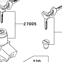 2000 Kawasaki NINJA ZX-12R (ZX1200-A1) Ignition Switch/Locks