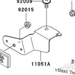 2000 Kawasaki NINJA ZX-12R (ZX1200-A1) Ignition Switch/Locks