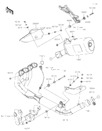 2026 Kawasaki ZX400STFAL Muffler(S) | Ron Ayers
