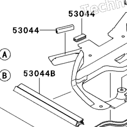 yv出品 2000 Kawasaki NINJA ZX-9R (ZX900-E1) Air Duct | Babbitts Kawasaki