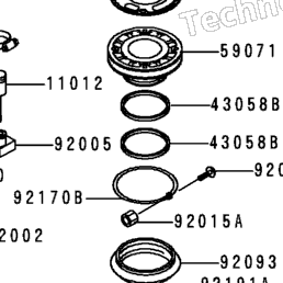 jr出品 1997 Kawasaki JET SKI 900 STX (JT900-A1) Muffler(S) | Babbitts