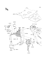 2009 Kawasaki NINJA ZX-10R (ZX1000E9F) Radiator | Babbitts