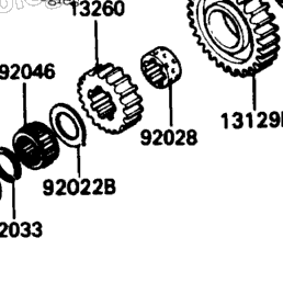 1991 Kawasaki ZX-11 (ZX1100-C2) Transmission | Babbitts Kawasaki