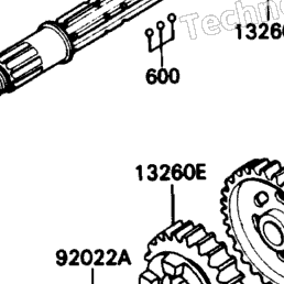 1991 Kawasaki ZX-11 (ZX1100-C2) Transmission | Babbitts Kawasaki