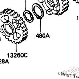 1992 Kawasaki ZX-11 (ZX1100-C3) Transmission | Babbitts Kawasaki