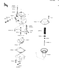 1984 Kawasaki LTD Shaft (ZN1100-B1) Carburetor Parts | Babbitts