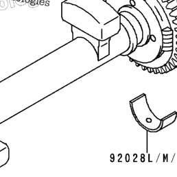 1997 Kawasaki NINJA 500 (EX500-D4) Crankshaft | Babbitts Kawasaki