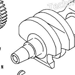 おかあ！！ 1997 Kawasaki NINJA 500 (EX500-D4) Crankshaft | Babbitts Kawasaki