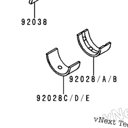 1997 Kawasaki NINJA 500 (EX500-D4) Crankshaft | Babbitts Kawasaki