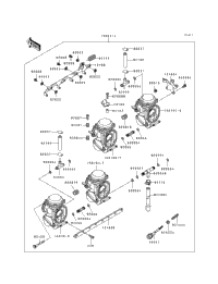 1993 Kawasaki NINJA ZX-7 (ZX750-L1) Carburetor | Babbitts Kawasaki