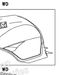 1999 Kawasaki NINJA ZX-9R (ZX900-C2) Fuel Tank | Babbitts Kawasaki