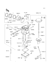 1997 Kawasaki BAYOU 300 4X4 (KLF300-C9) Carburetor | Babbitts