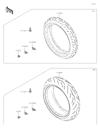 2024 Kawasaki Ninja ZX-6R (US) (ZX636KRFAL) Tires | Babbitts