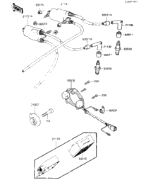 1984 Kawasaki GPz 750 Turbo (ZX750-E1) Ignition | Babbitts