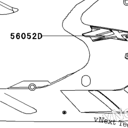 2003 Kawasaki NINJA ZX-12R (ZX1200-B2) Decals (Silver)(B2)(Cn