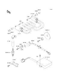 kaz3000ページ 1998 Kawasaki NINJA ZX-11 (ZX1100-D6) Ignition System