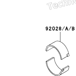 2004 Kawasaki NINJA ZX-6R (ZX636-B2) Crankshaft | Babbitts