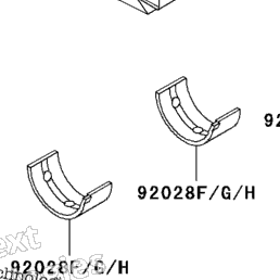 2004 Kawasaki NINJA ZX-6R (ZX636-B2) Crankshaft | Babbitts