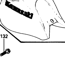 1987 Kawasaki KDX200 (KDX200-C2) Fuel Tank | Babbitts Kawasaki