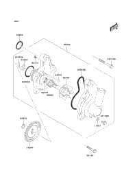 2006 Kawasaki KFX400 (KSF400A6F) Water Pump | Babbitts Kawasaki